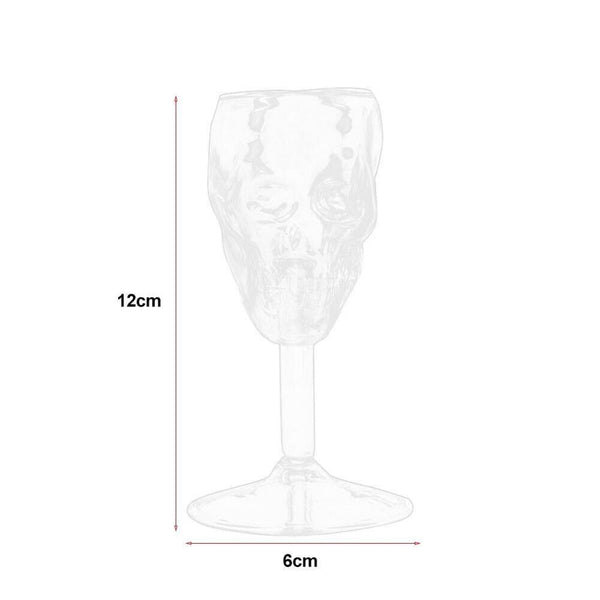 Skull Wine Glass Cocktail Cup