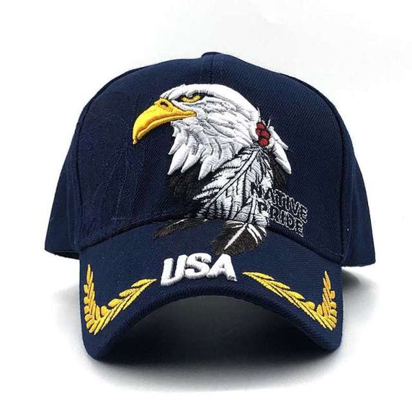 Eagle Embroidery Baseball Cap