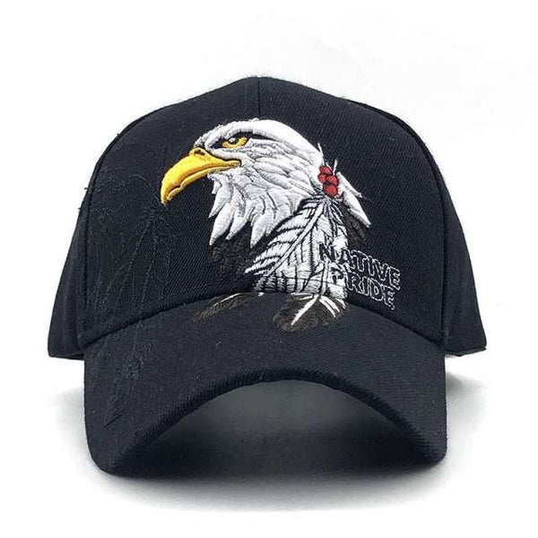 Eagle Embroidery Baseball Cap
