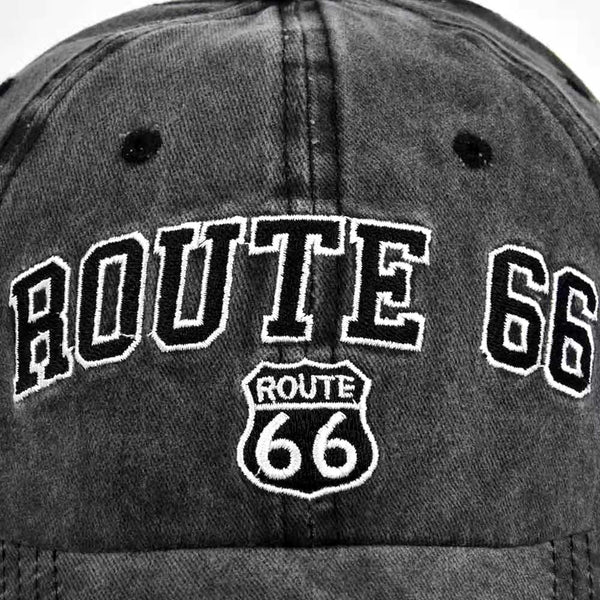 Vintage Washed Route 66 Baseball Cap