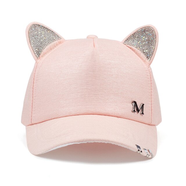 Meow cap with cat ears