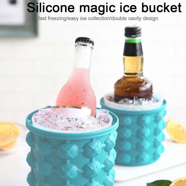 Ice Bucket Portable Ice Cube Container (1000ml)